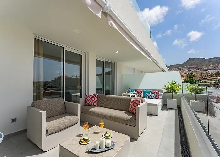 Modern New Terrazas De Costa Adeje. Heated Pool, Big Terrace And Private Parking Costa Adeje (Tenerife)