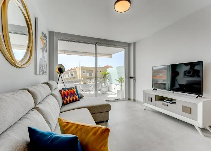 Modern New Terrazas De Costa Adeje. Heated Pool, Big Terrace And Private Parking Costa Adeje (Tenerife)