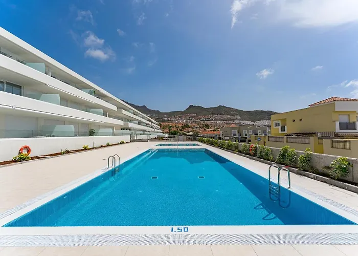 Modern New Terrazas De Costa Adeje. Heated Pool, Big Terrace&private Parking